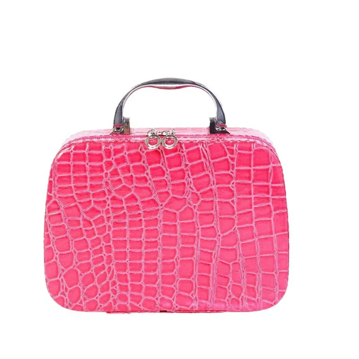 sac de beauté en cuir, sac de voyage, trousse à cosmétiques en pu, trousse de toilette pour collection de maquillage, usage professionnel, pour femmes