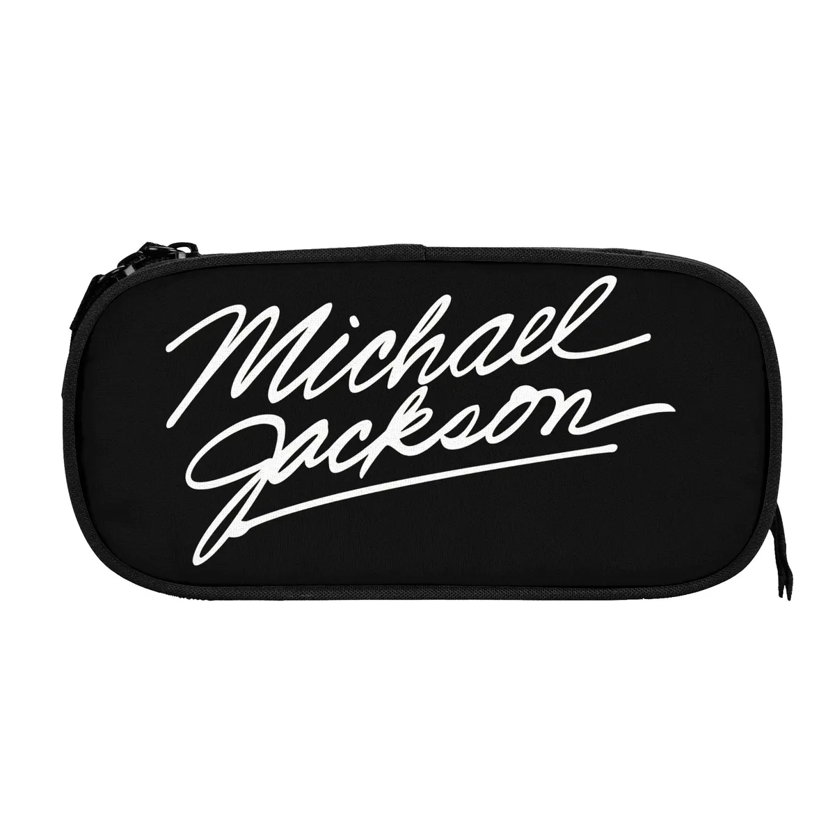 pochette à crayons grande capacité michael jacksons musical movie 2026, fournitures de bureau, trousse à crayons double couche, trousse de maquillage