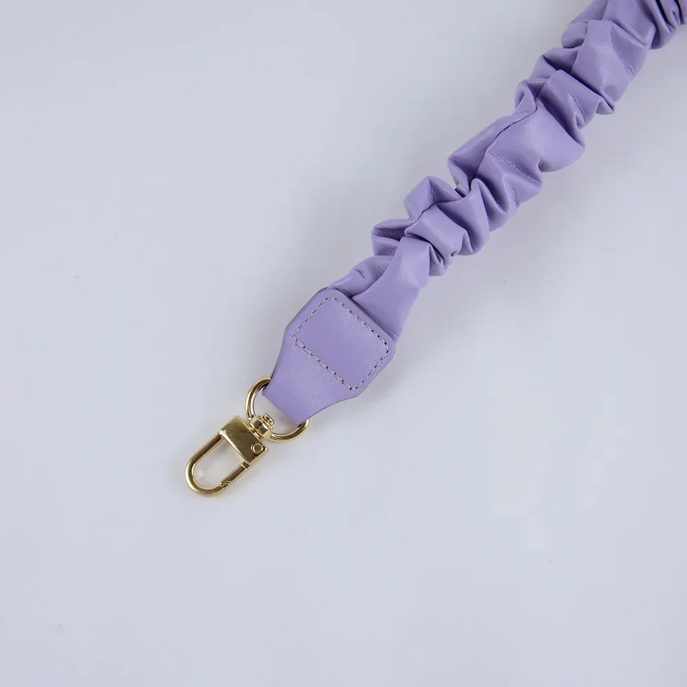 nouveau sac froissé en cuir bretelles plissées courtes longues plis poignées épaule sous les bras sangle remplacements sac à bandoulière accessoires