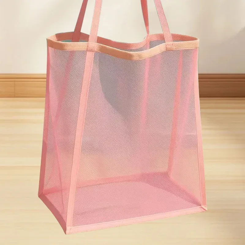 sac de plage, sac de rangement pour enfants, sac de rangement pour la plage et la natation, sac de courses, durable et réutilisable.