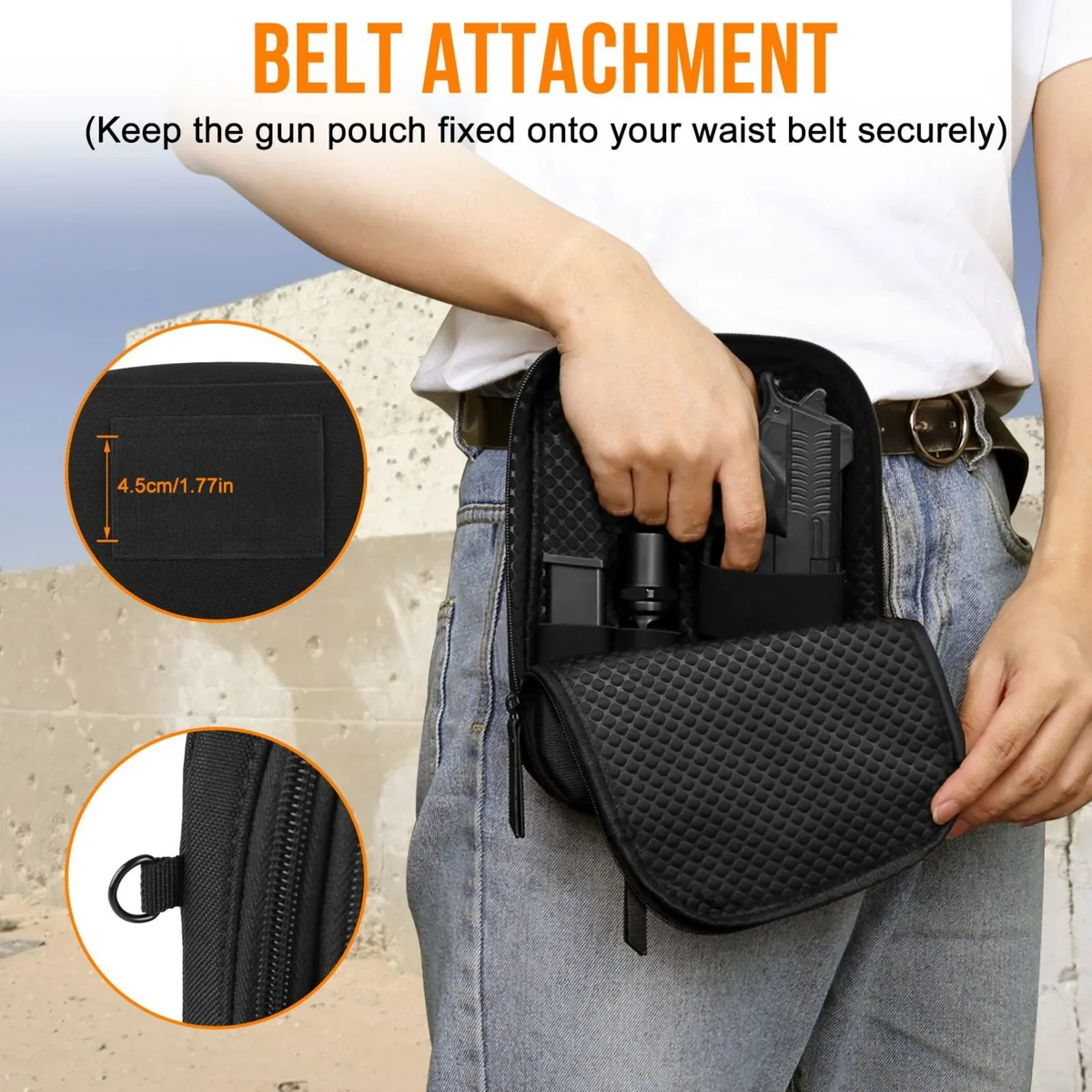 Sac à bandoulière tactique d'extérieur, sac de rangement multifonctionnel, sac à pistolet diagonal, sac à bandoulière tactique, étui à arme portable dissimulé