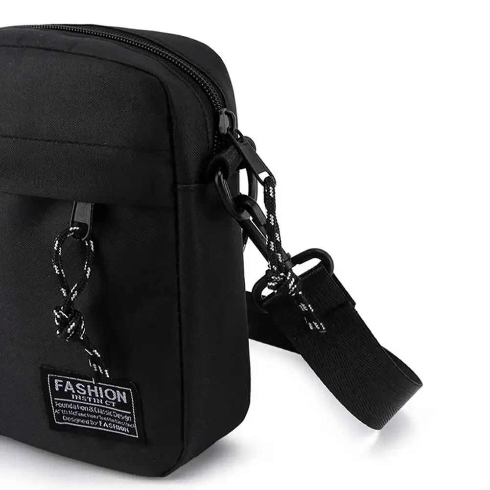 sac à bandoulière pour hommes, petit sac à bandoulière tendance, sac à dos diagonale, sacs de poitrine léger pour garçon, mini sac décontracté, sac de taille
