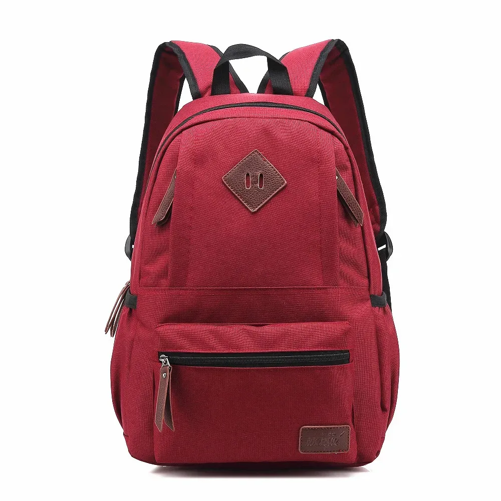 sac à dos oxford monochrome unisexe pour hommes et femmes, sac de voyage en toile simple, sacs à dos pour ordinateur portable, nettoyage scolaire, étudiants, mode, grande capacité