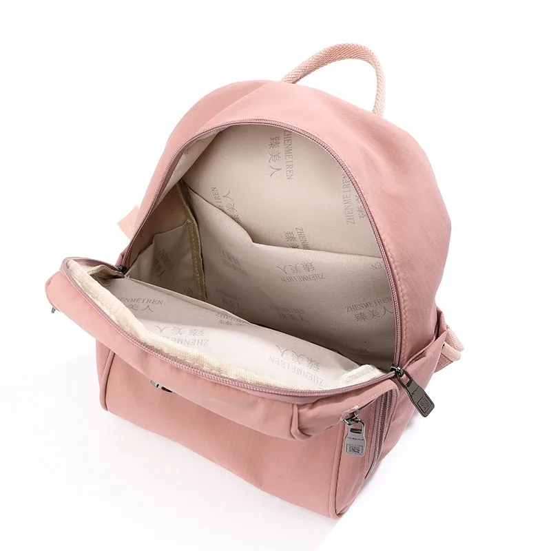 sac à dos en nylon pour femmes, nouvelle mode, petit, léger, décontracté, grande capacité, sacs à bandoulière de marque de styliste, fourre-tout pour un usage quotidien