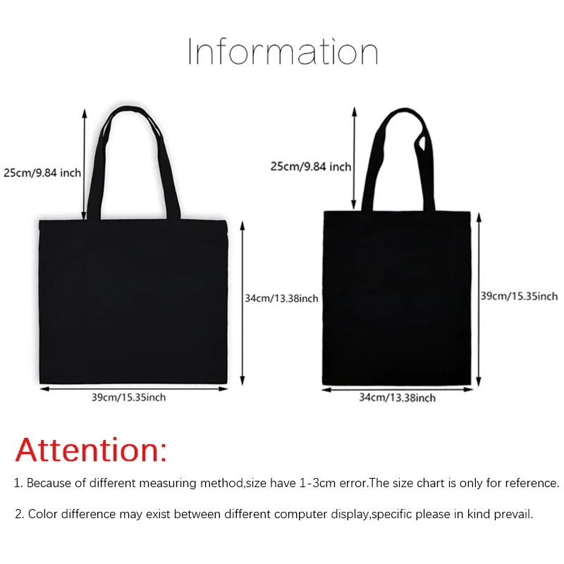 sac fourre-tout en toile de coton personnalisé, shopping vos images ici, design original, sacs de voyage blancs à la mode