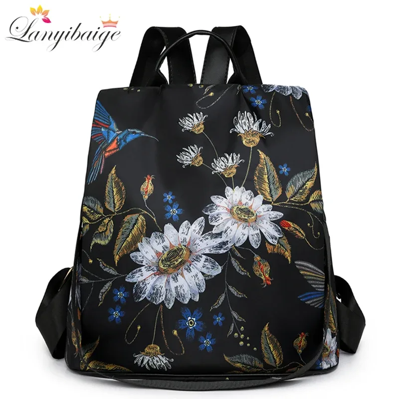 Sac à dos Oxford Grill pour femme, sac d'école pour adolescentes, sac de voyage léger pour femme, mode initiée