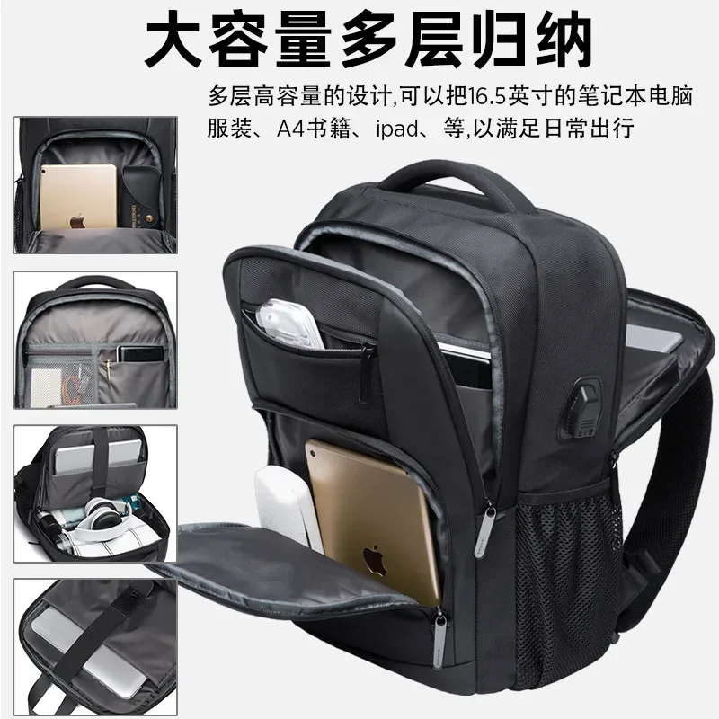 bange imperméable homme sac à dos résistant affaires sac à dos hommes voyage ordinateur portable sac à dos sacs 15.6 pouces mâle mochila adolescent