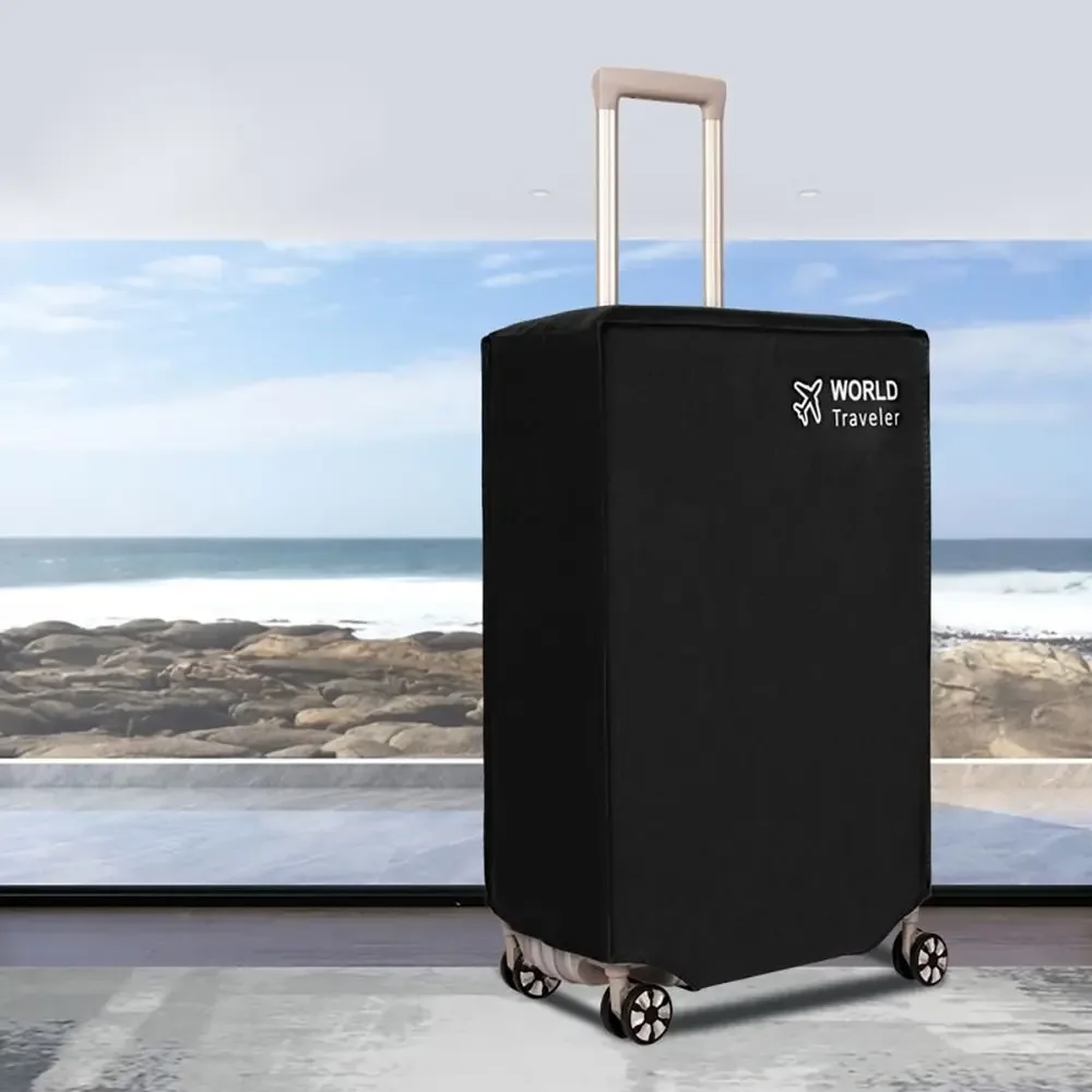 housse de protection pour bagages en tissu non tissé, valise épaisse, boîtier de chariot, résistant à l'usure, anti-poussière
