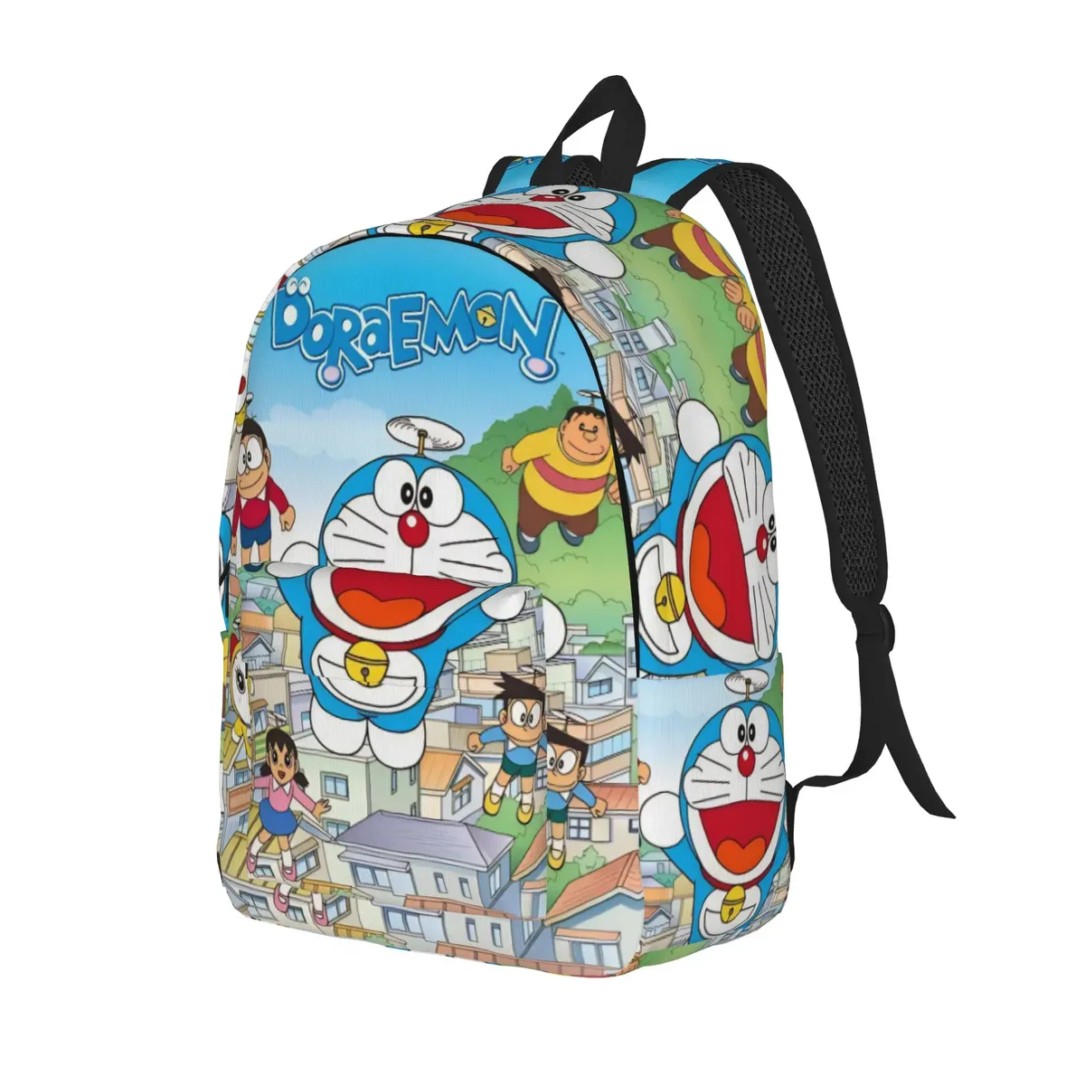 sac à dos doraemons blue cats pour hommes et femmes, sac à dos tendance pour lycée, sac à dos d'affaires, sacs