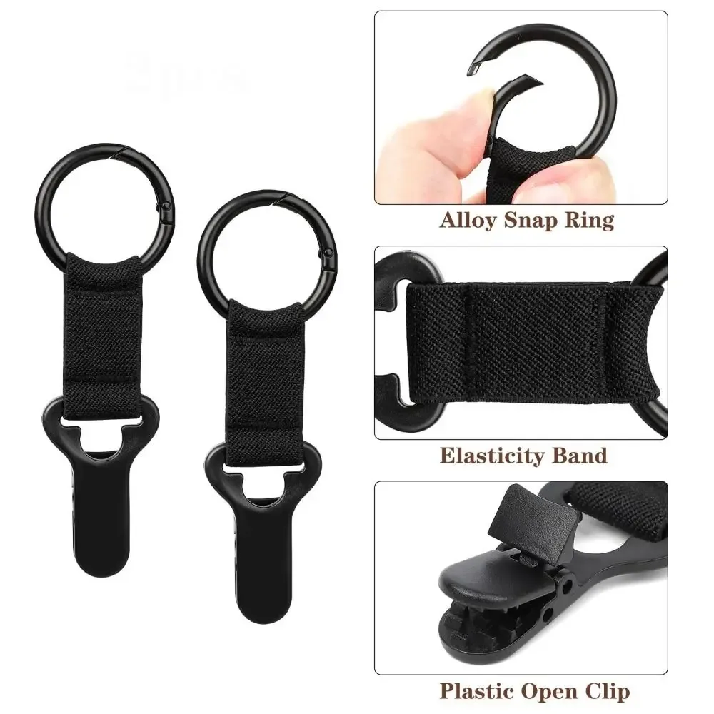 clip de voyage portable multifonctionnel pour chapeau, support mains libres à clipser sur les chapeaux, crochet anti-perte pour accrocher les chapeaux sur un sac de voyage