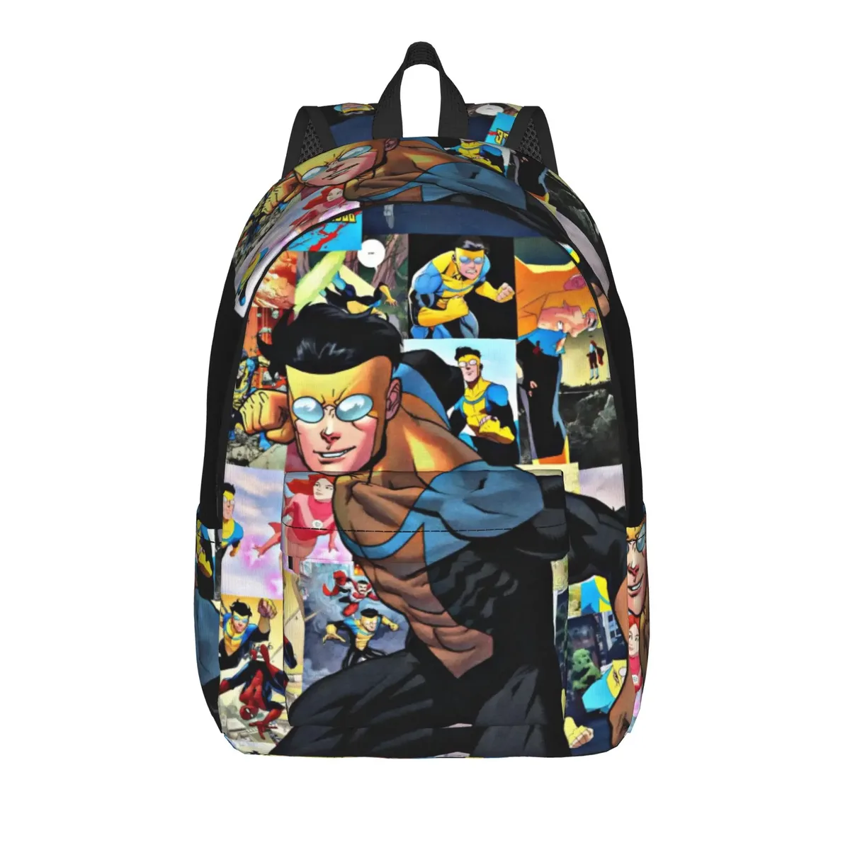 sac à dos invincibles comic pour hommes et femmes, sac à bandoulière pour ordinateur portable, durable, à la mode, pour lycée, randonnée, voyage