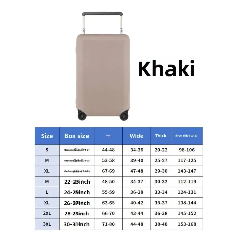 housse de bagage de voyage sportive épaissie pour tige de traction large, housse de protection spécialisée anti-poussière pour valise et étui en cuir