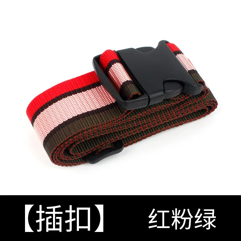 sangles de bagage droites pour valise, ceinture de bagage en polyester avec boucle de déverrouillage réglable, accessoire de voyage 