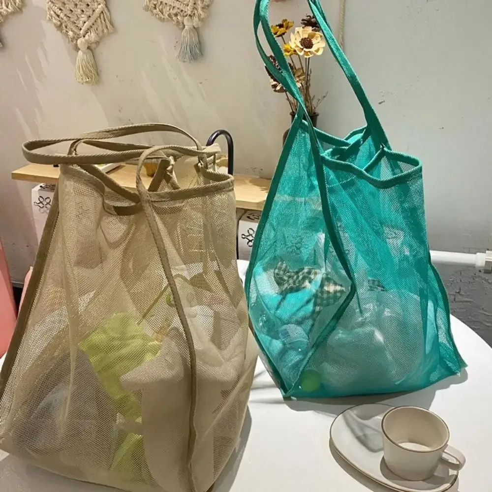 sac à bandoulière en maille transparente, léger, durable, résistant au sable, approuvé pour les stades, idéal pour la plage, les concerts, les voyages et les vacances pour femmes