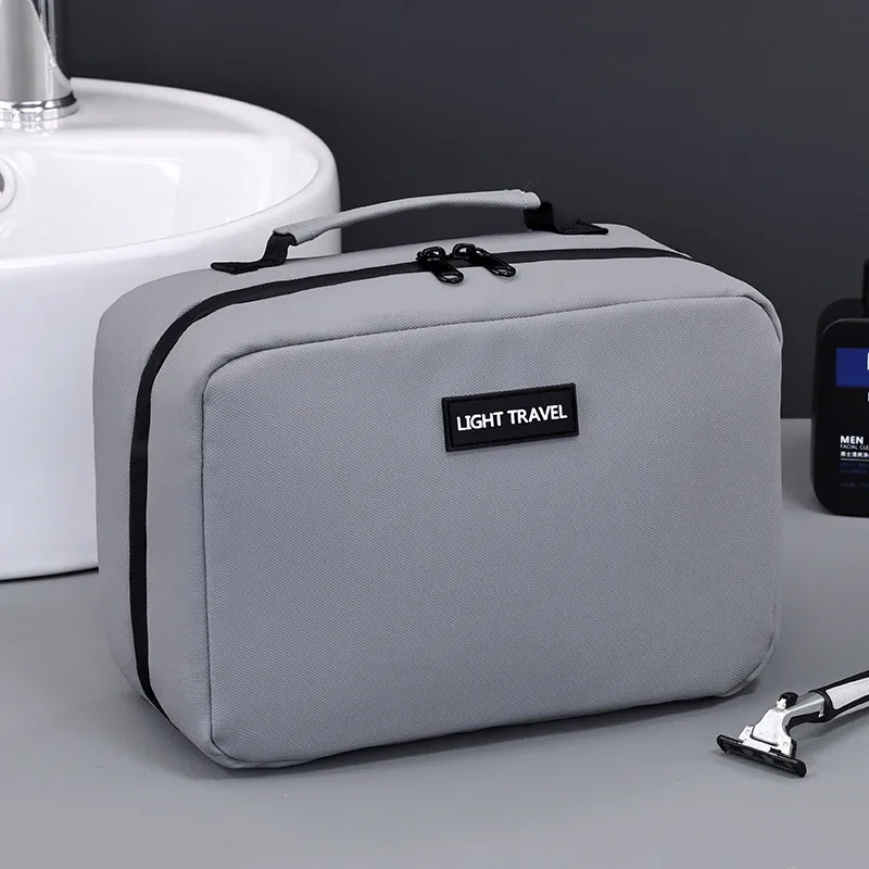 trousse de toilette suspendue de grande capacité, étanche, portable, nécessaire de voyage, trousse à cosmétiques pour hommes et femmes, pochette de lavage de beauté