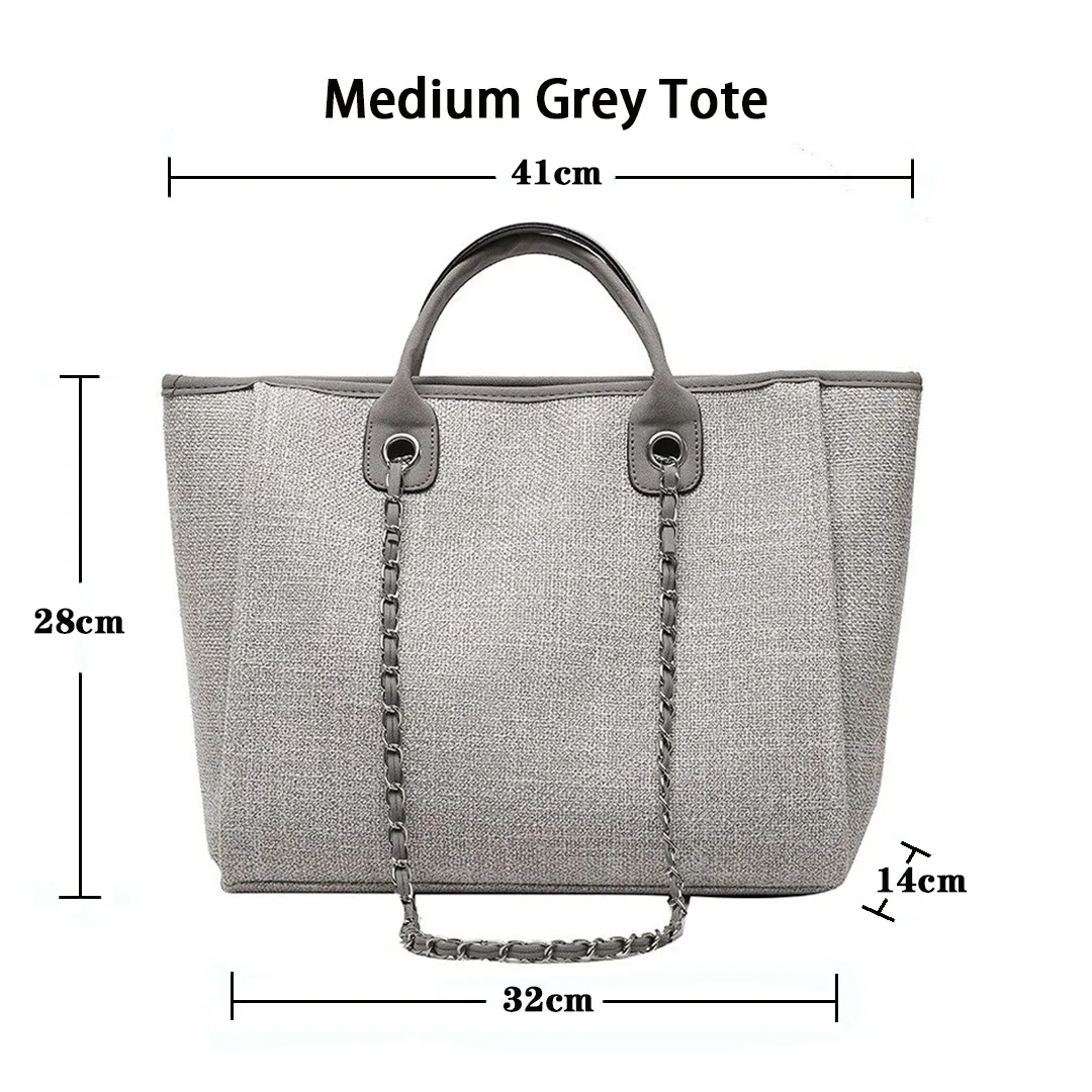 personnaliser monogramme sac fourre-tout grande maman mini toile sac à main sacs de voyage personnalisé chaîne sac à main rayure shopper épaule fourre-tout