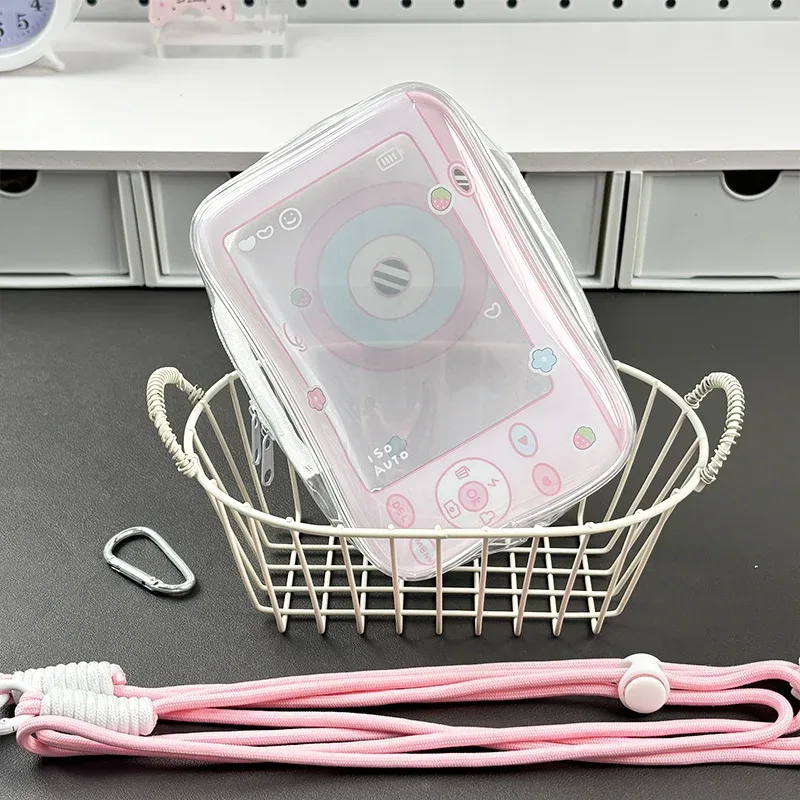 sac de rangement pour poupée en coton, ours auto-déversible, anti-poussière, haute transparence, idéal pour prendre des jouets, organisateur de jouets en peluche en plein air