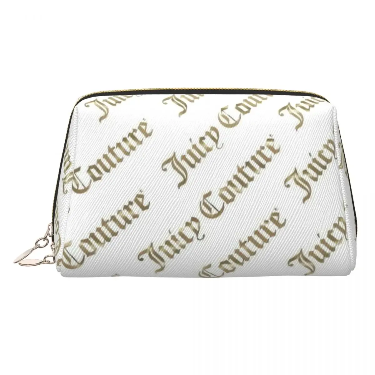 sac de maquillage j-juicy-c-couture, pochette à fermeture éclair, sacs cosmétiques de voyage, grand sac cosmétique portable en cuir pour femmes