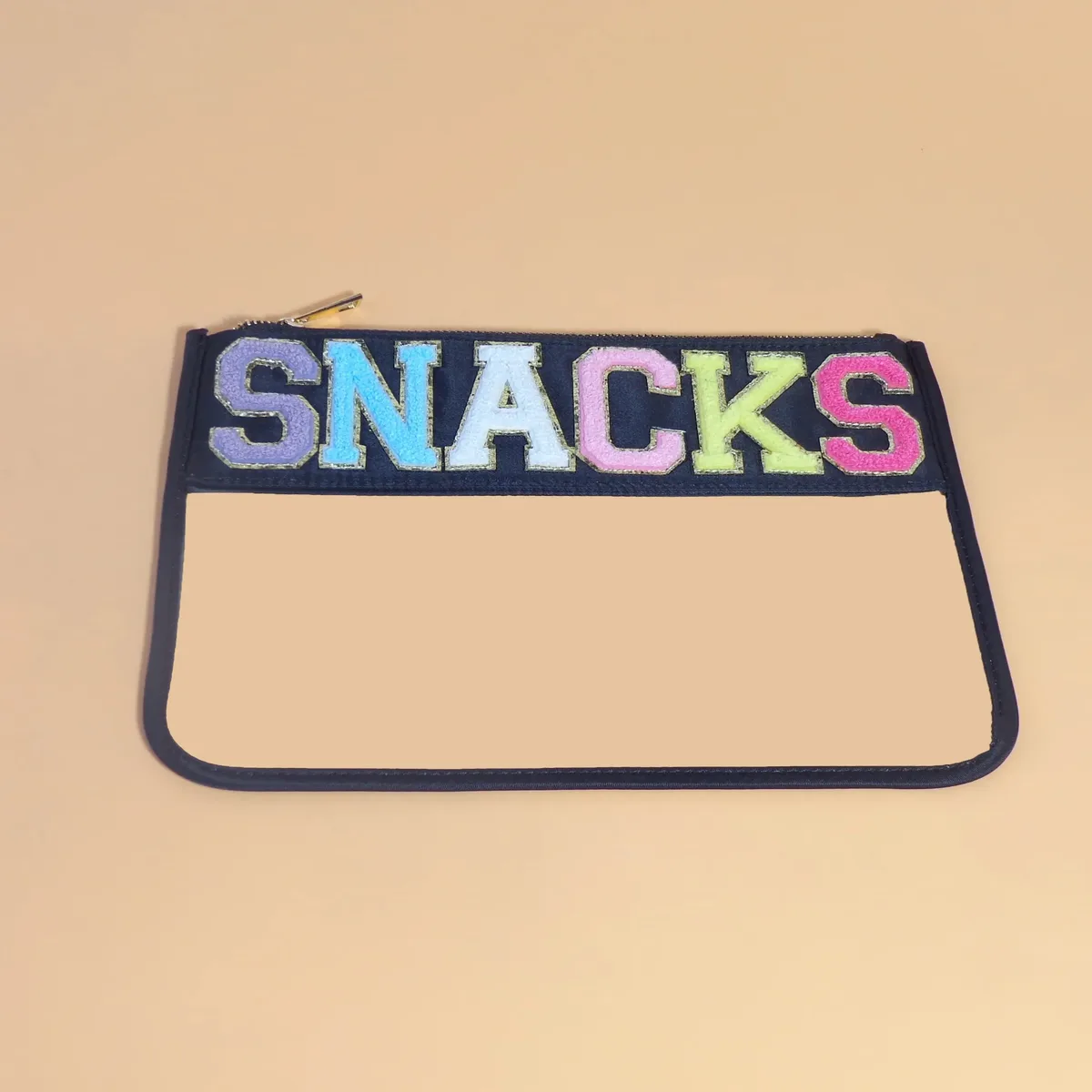 pvc lettre motif graphique voyage aéroport grande capacité portable sac de rangement de maquillage de poche