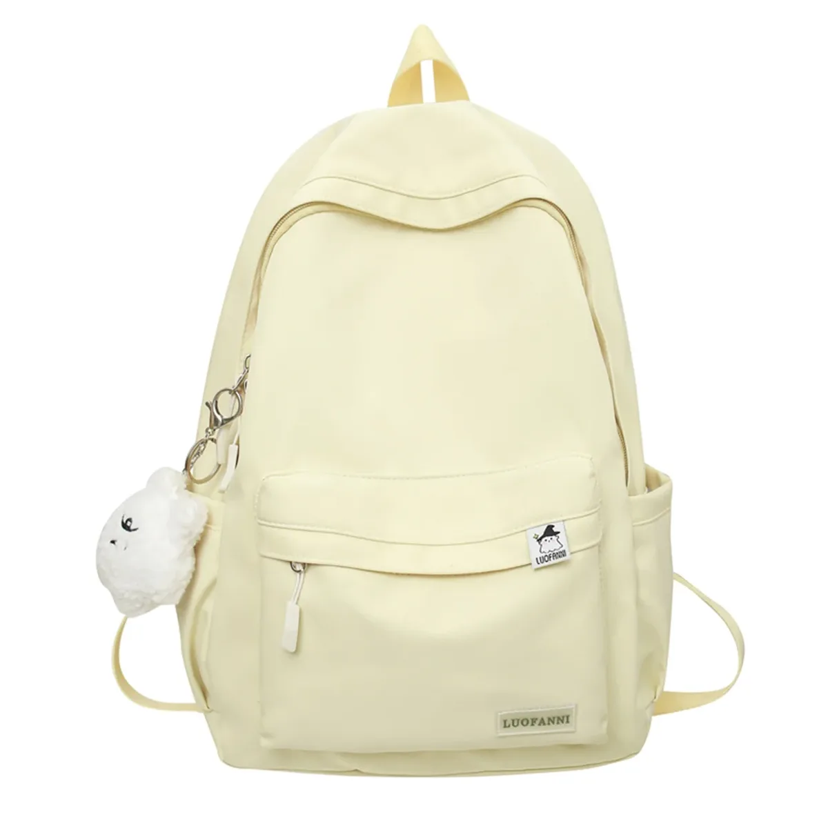 sac à dos de voyage étanche pour femme, cartable pour ordinateur portable, sac d'école en nylon kawaii, sac à dos d'étudiant, mode étudiante, femme, rouge, mignon