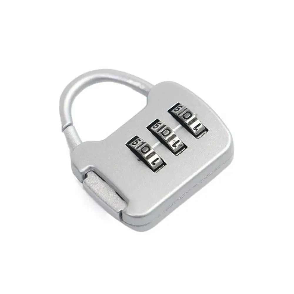 cadenas à code numérique en alliage de zinc, 1 pièce, pratique pour armoire, valise à roulettes, fermeture éclair.