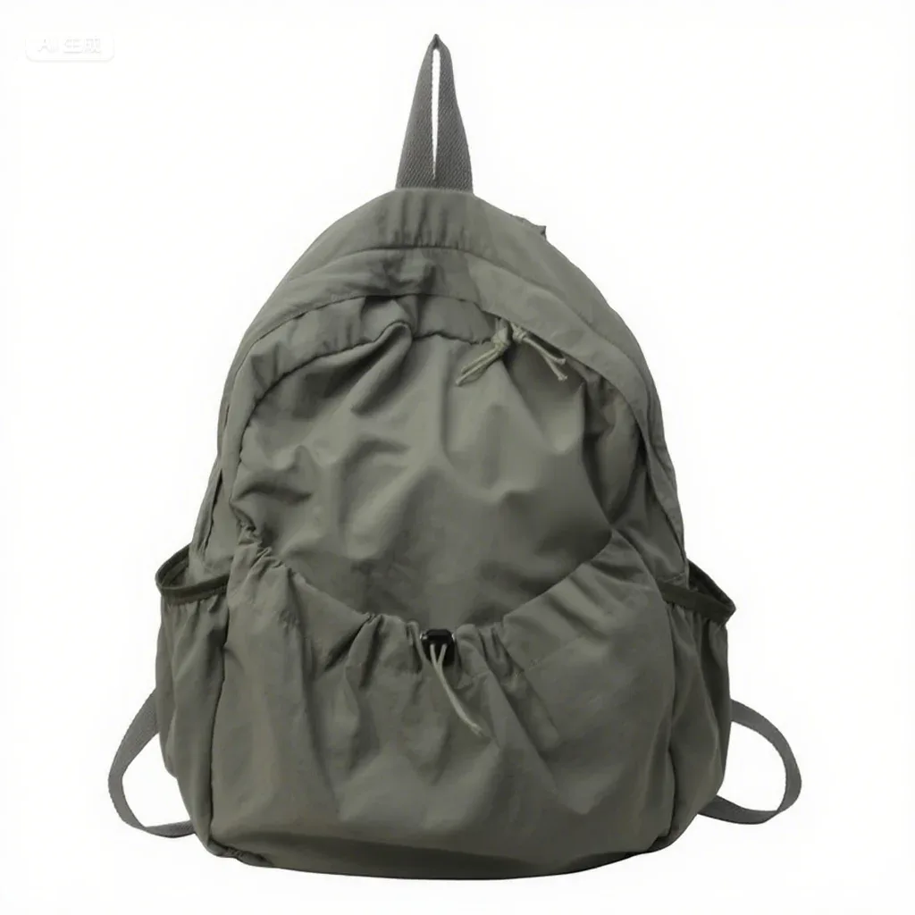 sac à dos décontracté femmes grande capacité mode junior lycée étudiant pli cartable sac en tissu coréen voyage sac à dos