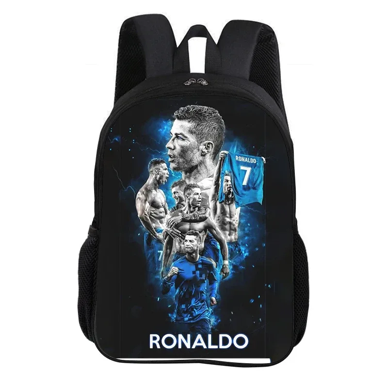 sac à dos scolaire ronaldo cr football star, sac à dos pour enfant, sac à livres, sac à dos de mode, sac à dos de sport, cadeau pour enfant
