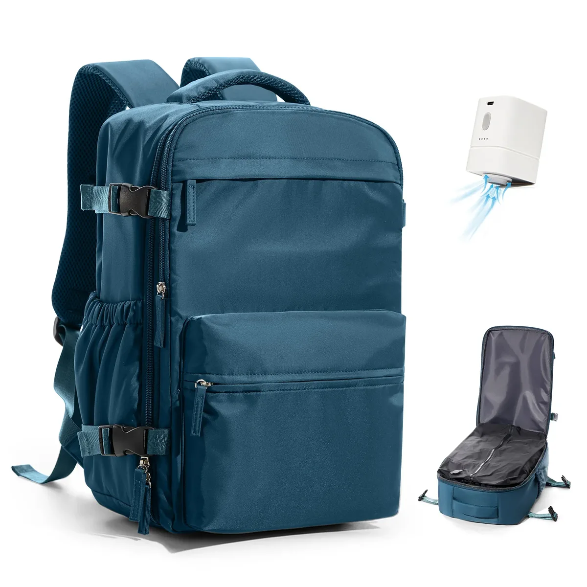 sac à dos de voyage sous vide pour hommes, sac à dos de grande capacité, sac à dos pour ordinateur portable, sac à dos extensible pour femmes et hommes, sac d'école