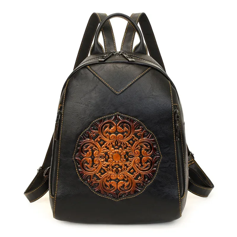 sacs à dos de luxe vintage 2026 pour femmes, sacs à main en cuir souple grande capacité, sacs à dos de voyage et de trajet pour femme, mochilas