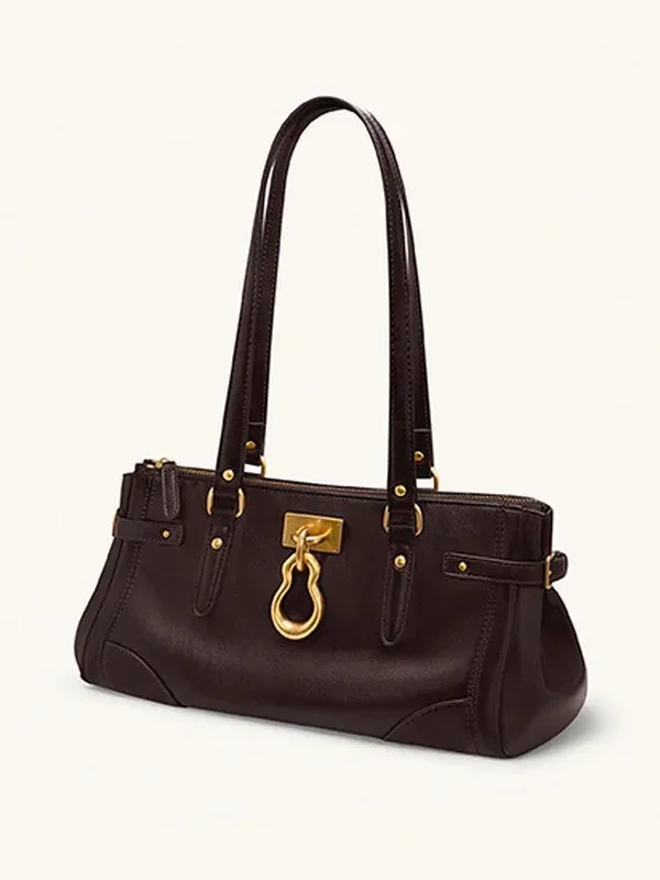 JW PEI Yvette Sac fourre-tout long, sac à bandoulière, sac à main en cuir spacieux pour femme, style minimaliste, sac à bandoulière polyvalent, sac sous le bras