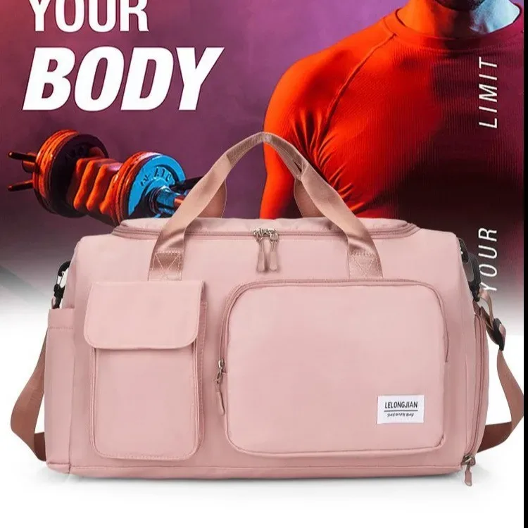 Sac de voyage pour femmes, sac à bandoulière, grand sac multifonctionnel pour filles, sac de rangement de sport de grande capacité, nouvelle collection