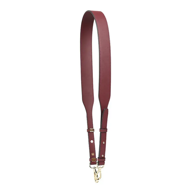 sac à bandoulière en cuir véritable de luxe réglable 109cm-117cm, sangle de sac à main, accessoires de remplacement