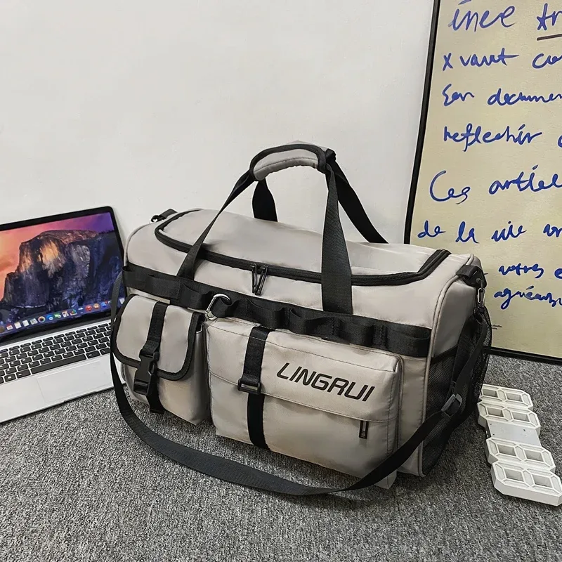 sac de sport et de voyage en nylon grande capacité pour hommes et femmes
