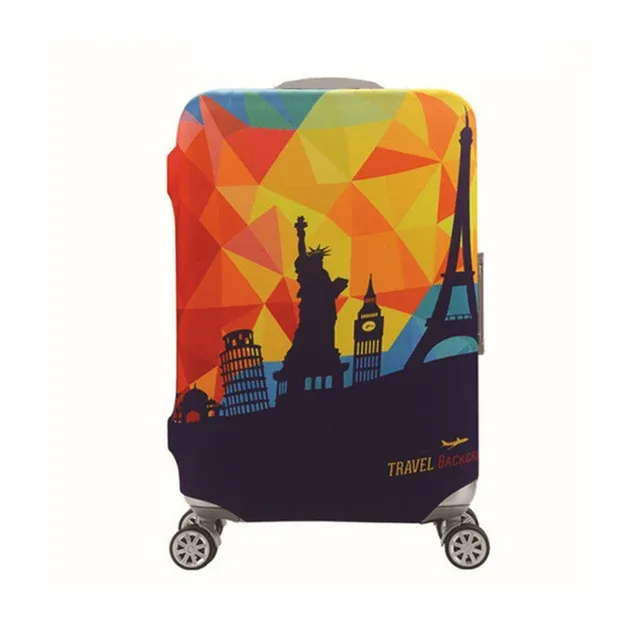 juste de protection élastique pour valise de voyage, housse anti-poussière pour bagages, accessoires de voyage de l'unicef, 18 en effet-32