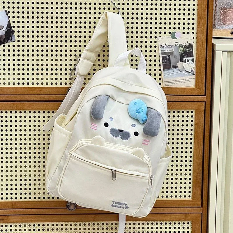 sac à dos mignon, motif chien de dessin animé, léger, grande capacité, durable, pour les élèves des écoles primaires, secondaires et lycées.