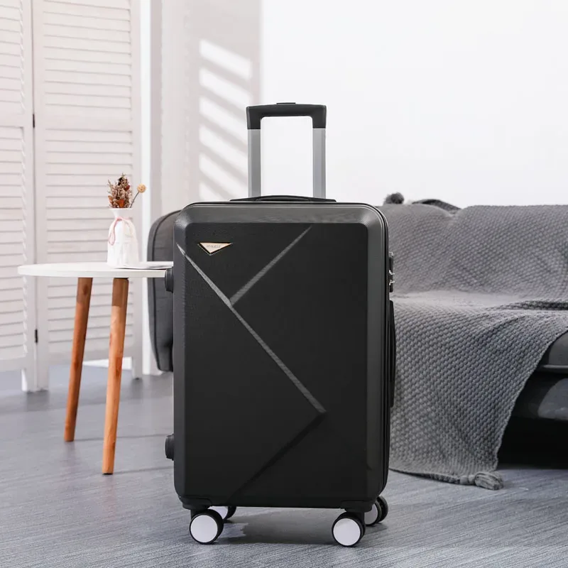 bagage 20-24-26 pouces 360 ° roue muette voyage d'affaires hommes femme bagages valise business