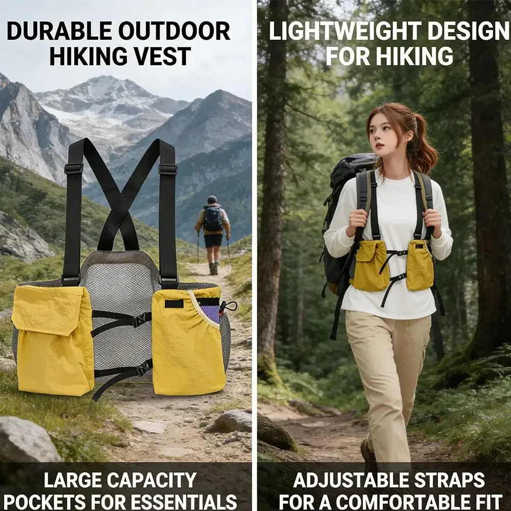 sac à dos léger multi-poches, sac de sport tactique unisexe pour l'été, activités de plein air, sport, fitness, cyclisme, pêche