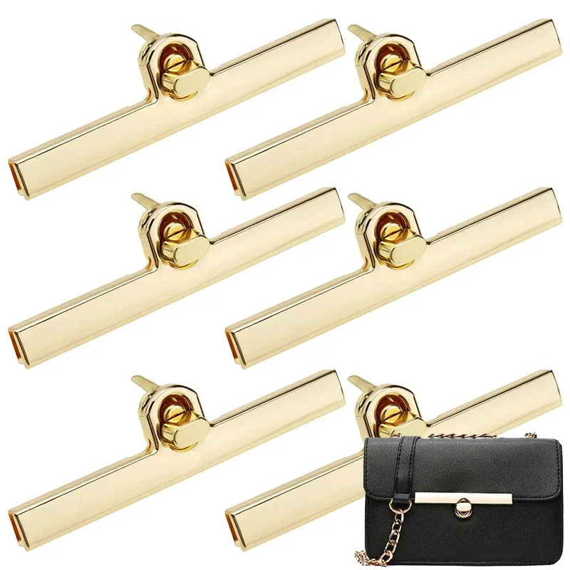 6 pièces 9.5cm sac en métal bande tourner serrure torsion serrure fermoir boucles en cuir artisanat femmes sac à main sac à bandoulière sac à main matériel de bricolage