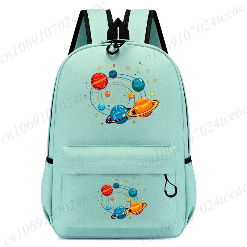 nouveau sac à dos pour enfants, sac d'école imprimé planètes et étoiles, sac de voyage pour enfants, sacs d'école maternelle