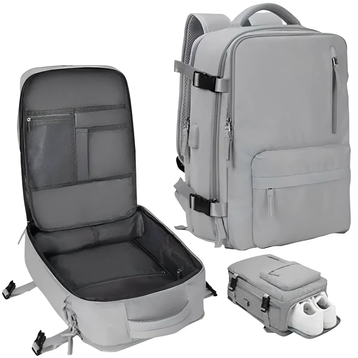 sac à dos personnalisé pour ordinateur portable de voyage, sac à dos d'affaires antivol durable avec port usb, sac d'université water degree