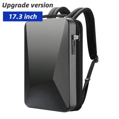 bopai coque rigide intelligente usb charge étanche 17.3 mince pochette d'ordinateur hommes sac à dos d'affaires extensible anti-vol sac à dos de jeu