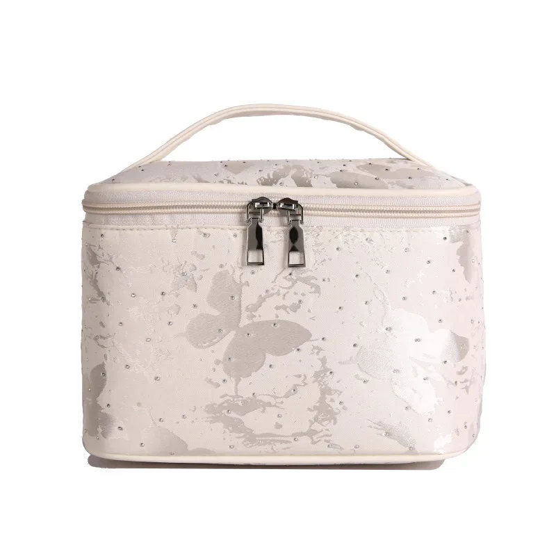 nouvelle mode trousse de maquillage pour femmes portable mignon cosmétique toilette pochette de rangement sac à main grande capacité fermeture éclair trousse de maquillage femme
