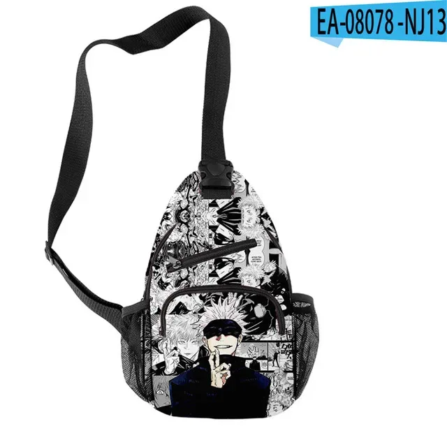 sac à bandoulière imperméable anime satoru gojo pour garçons et filles, sacs à bandoulière oxford, sac de sport décontracté, sac de voyage initié