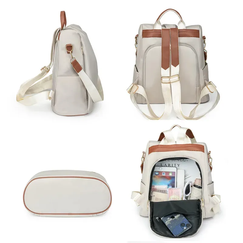 mode grande capacité femmes haute qualité nylon sacs à dos femme loisirs voyage sac à dos sacs d'école pour les filles nouveau sac à bandoulière