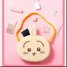 nouveau sac à bandoulière en velours brodé chiikawa, sac à dos de rangement pour figurines anime, sacs kawaii pour femme