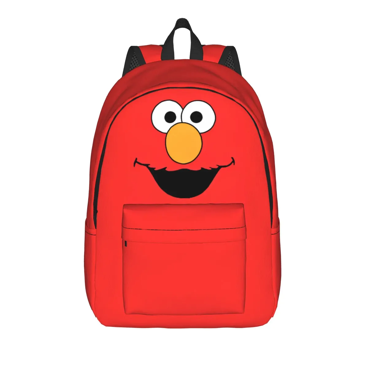 sac à dos décontracté elmo, idéal pour le lycée, la randonnée, les voyages, le thème sesame street, sac à dos de jour pour hommes et femmes, sac à bandoulière pour ordinateur portable