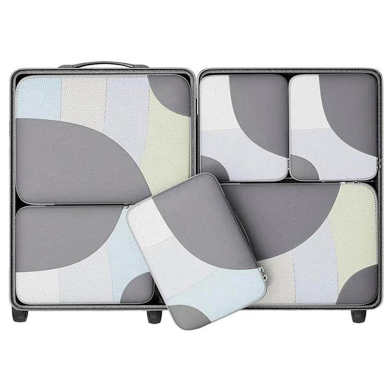 ensemble de 6 cubes de rangement pour vêtements et chaussures, sacs de voyage légers, accessoires de voyage pour valises et bagages
