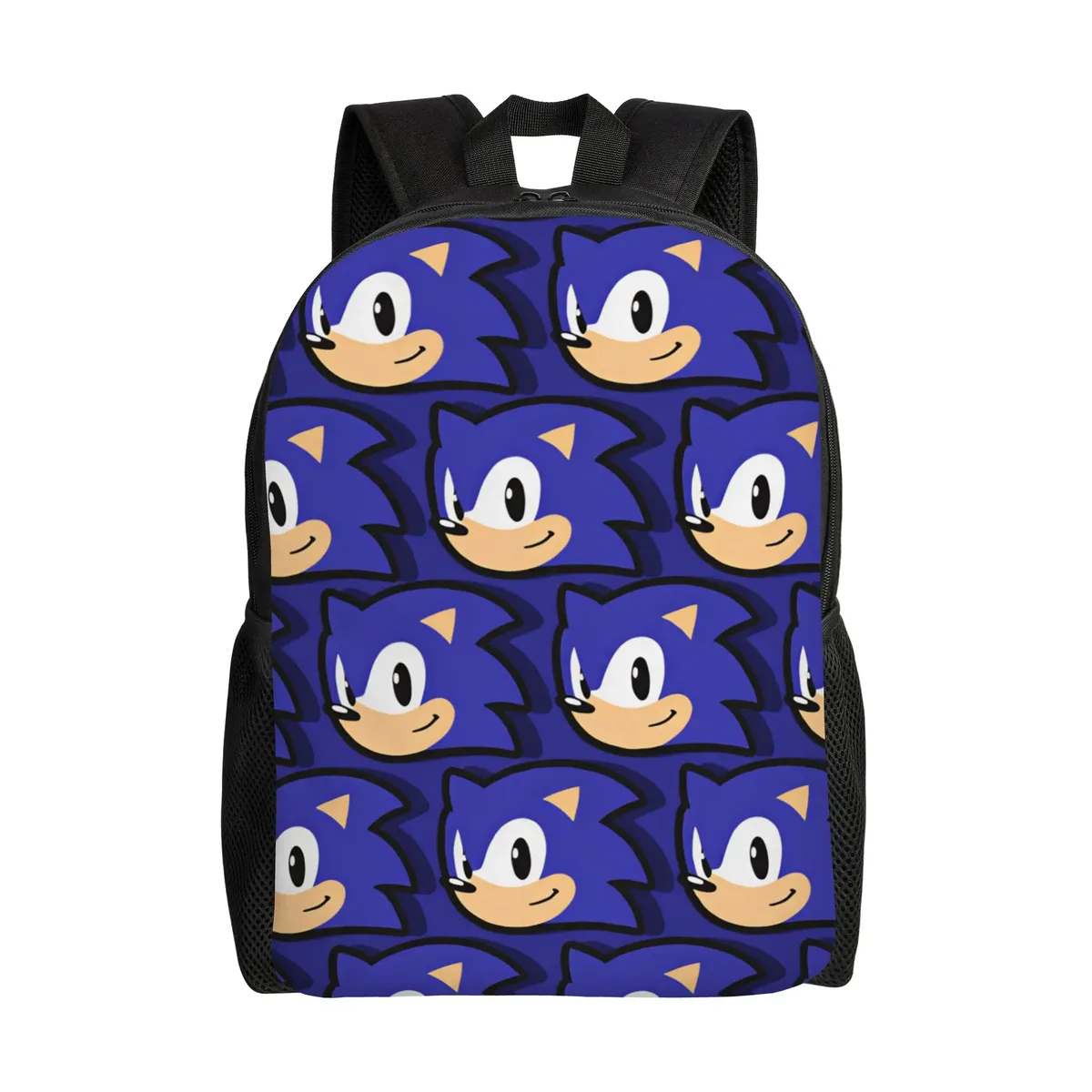 sac à dos sonices cartoon, sac à dos sportif en polyester pour étudiants, léger, kawaii, sacs d'école, sac à dos