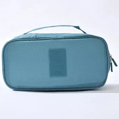 sac de rangement de voyage étanche multi-compartiments pour sous-vêtements, étui portable pour soutien-gorge et chaussettes, pochette de lingerie multi-imprimés pour femmes