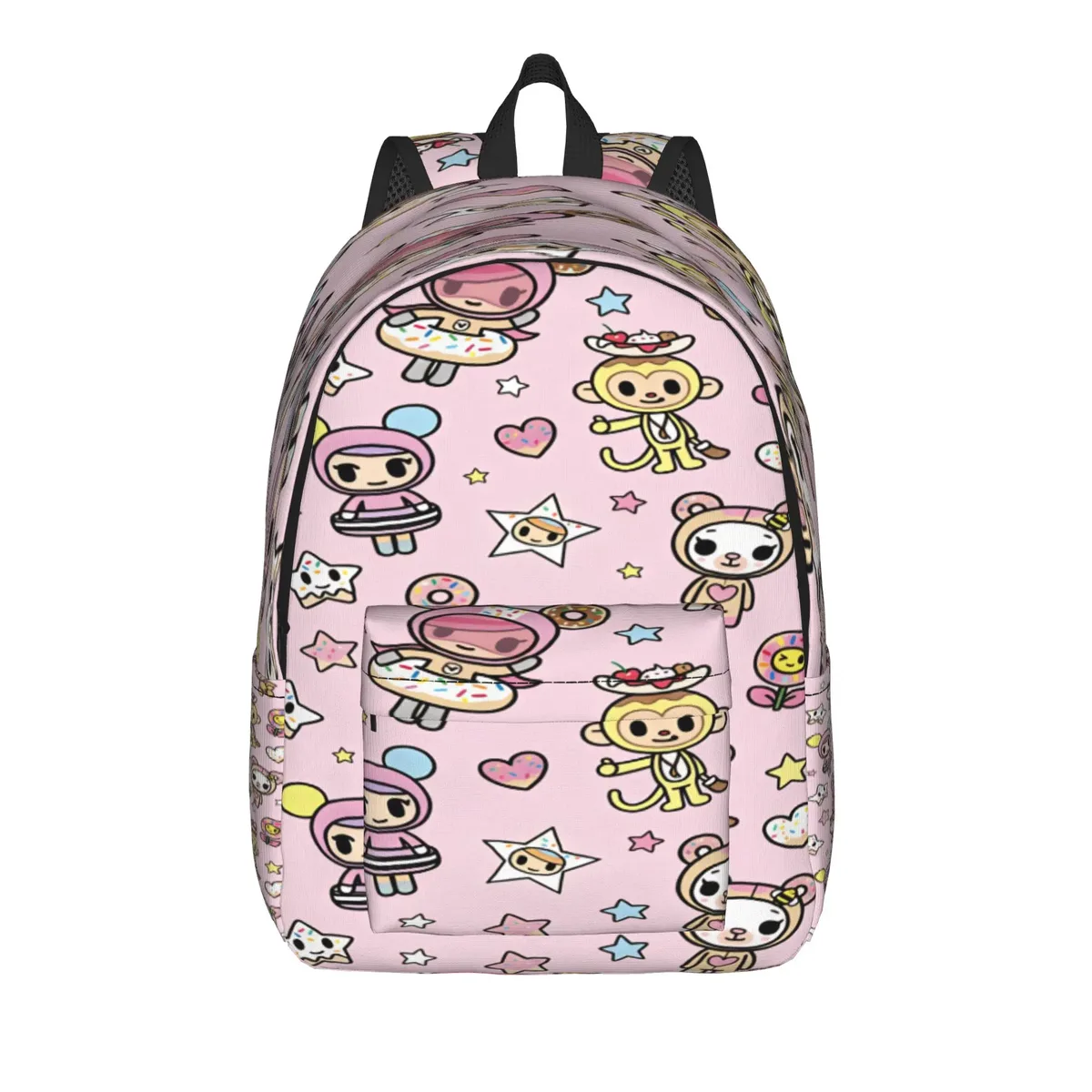 sac à dos tokidokii pour fille, sacs à dos de sport en polyester, sacs à dos souples et amusants pour le lycée